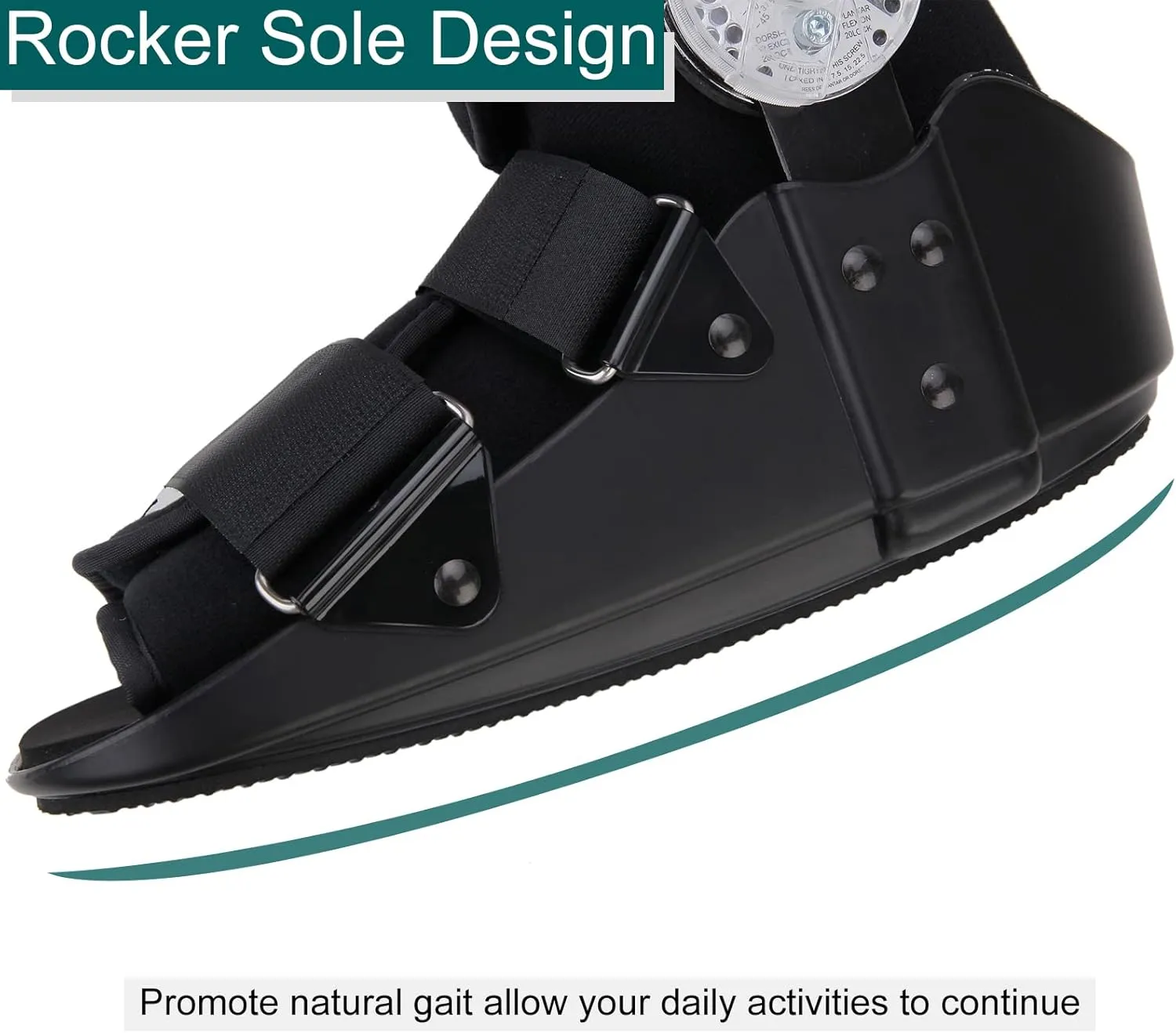 kefit Air Cam Walker Fracture Boot, Walking Boot for Sprained Ankle, Stress Fracture, Broken Foot. Orthopedic Boot (L:Foot Length 10.8-11.5Inch)