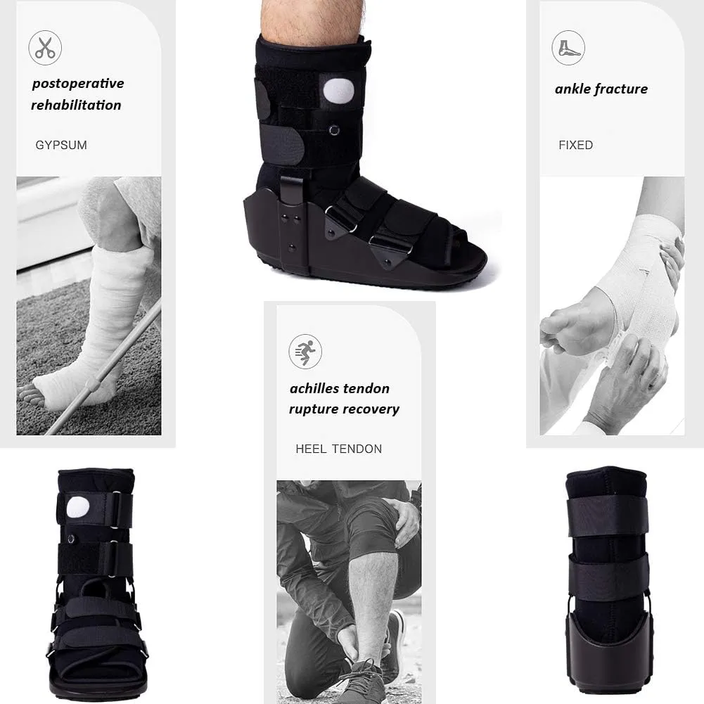 kefit Walking Boot Fracture Boot for Broken Foot, Sprained Ankle-Large