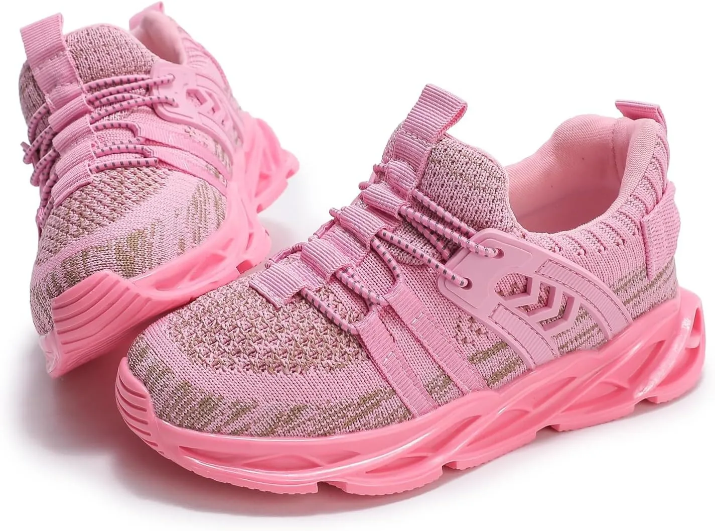 kkdom Kids Sneakers for Boys Girls Fashion Primary School Students Sports Shoes Gym Tennis Shoes Lightweight Breathable Running Shoes