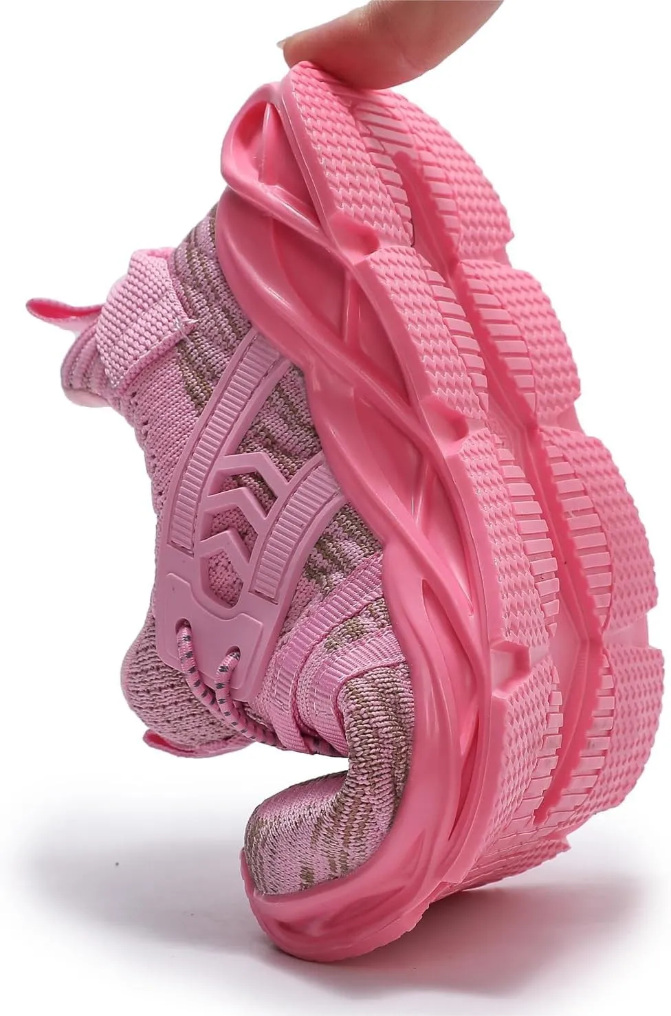 kkdom Kids Sneakers for Boys Girls Fashion Primary School Students Sports Shoes Gym Tennis Shoes Lightweight Breathable Running Shoes
