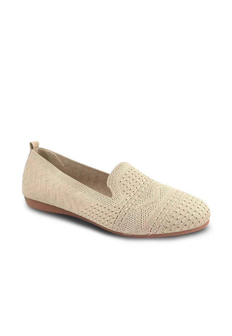 Knitting Classic Loafer Round-Toe Flats