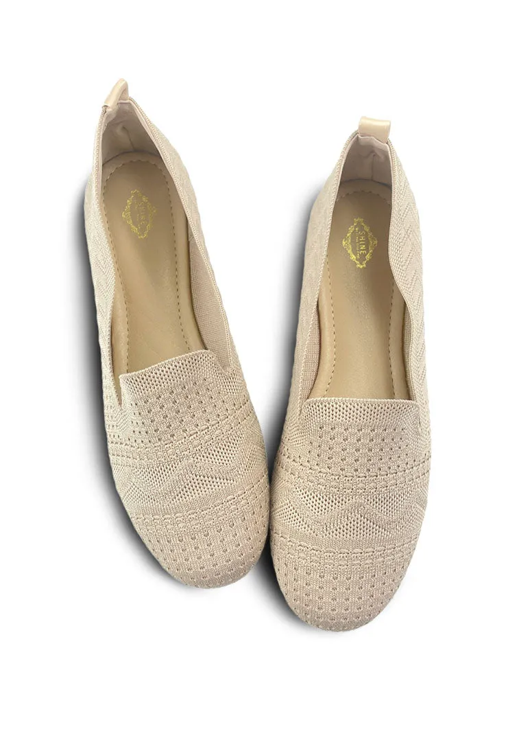 Knitting Classic Loafer Round-Toe Flats