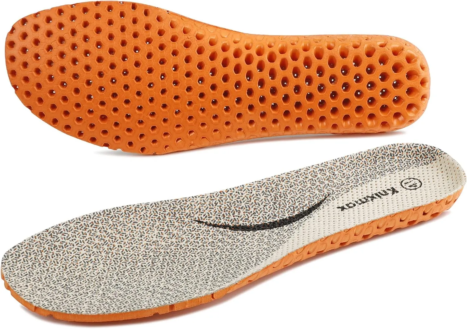 Knixmax Women's Sport Shoe Insoles Original Replacement Inserts Orthotic Water Sandal Liners Arch Support Breathable Cushioning Sneaker Pads Relieve Foot Pain Plantar Fasciitis Insoles Beige EU 36