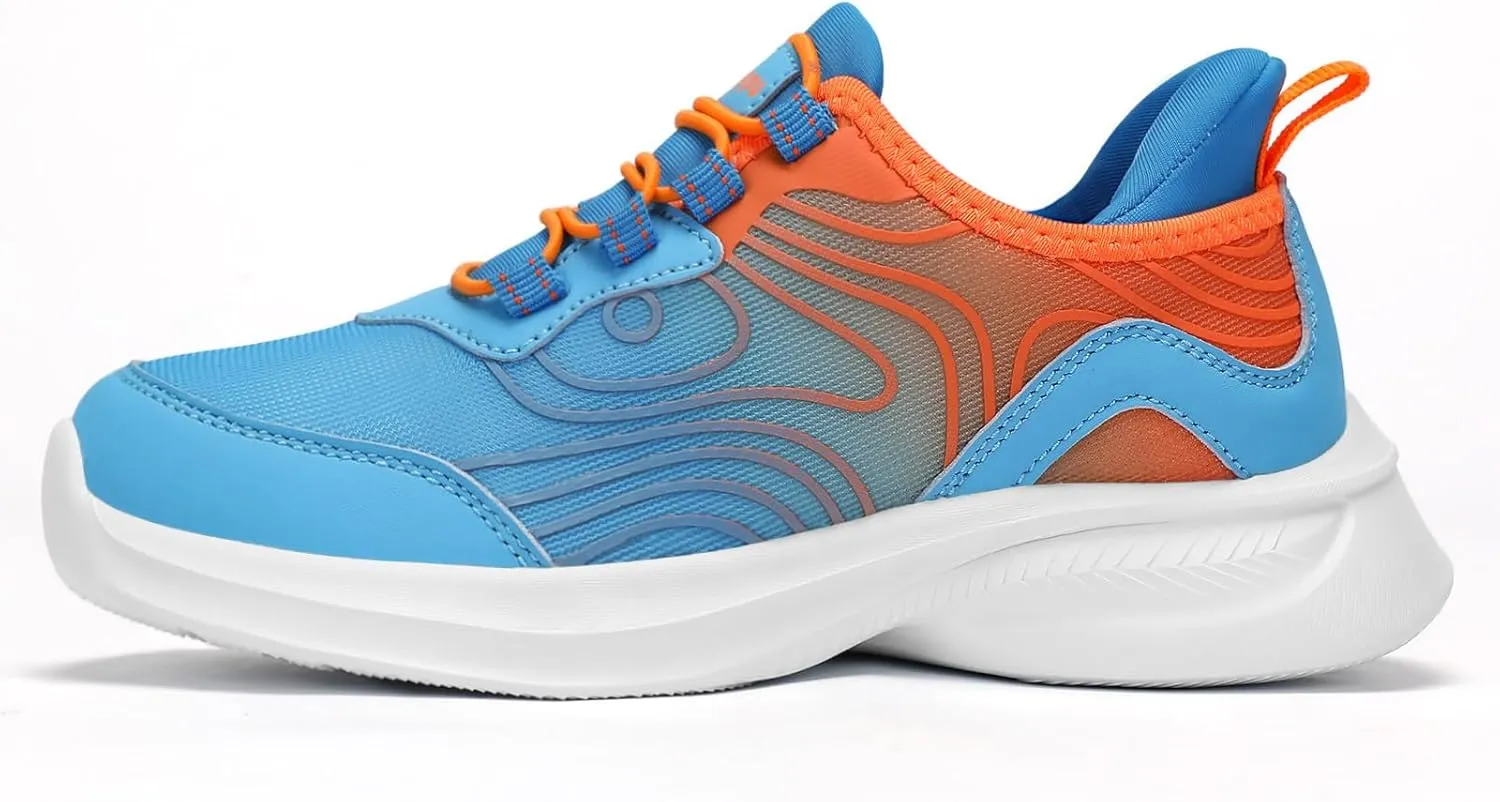 koppu Boys Girls Sneakers Slip-On Lightweight Athletic Shoes Running Walking Tennis Shoes for Toddlers/Little Kids/Big Kids