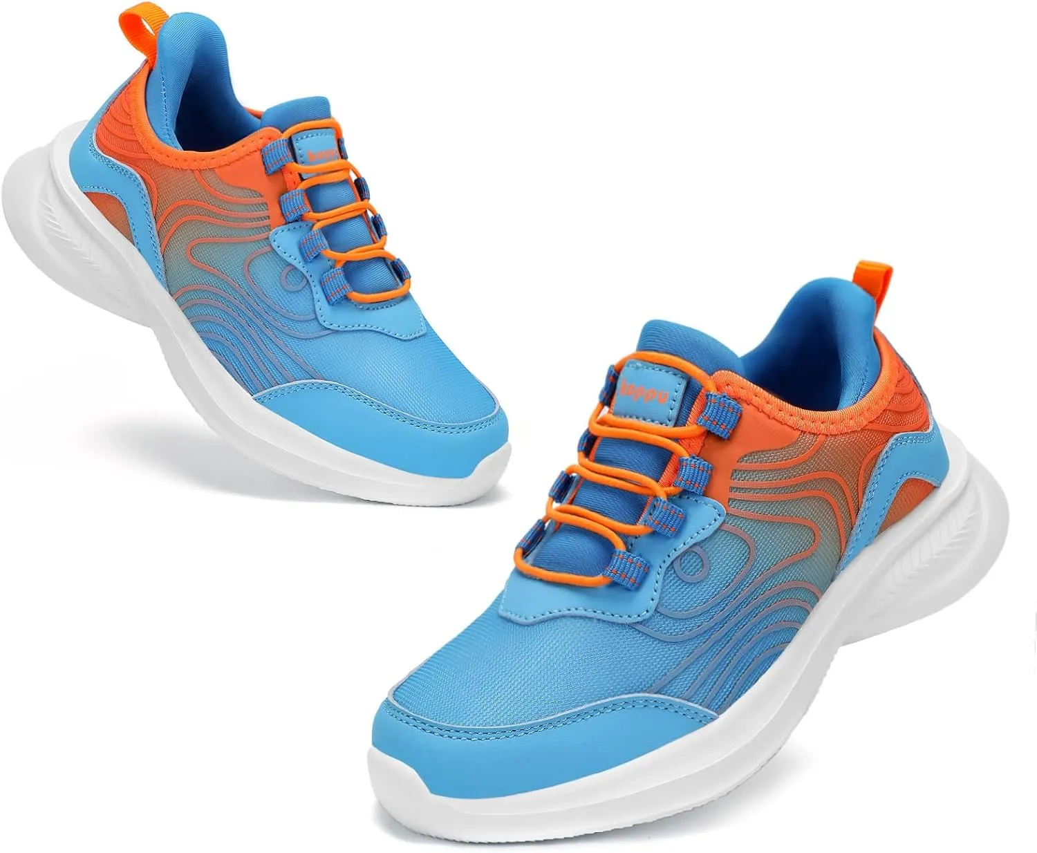 koppu Boys Girls Sneakers Slip-On Lightweight Athletic Shoes Running Walking Tennis Shoes for Toddlers/Little Kids/Big Kids