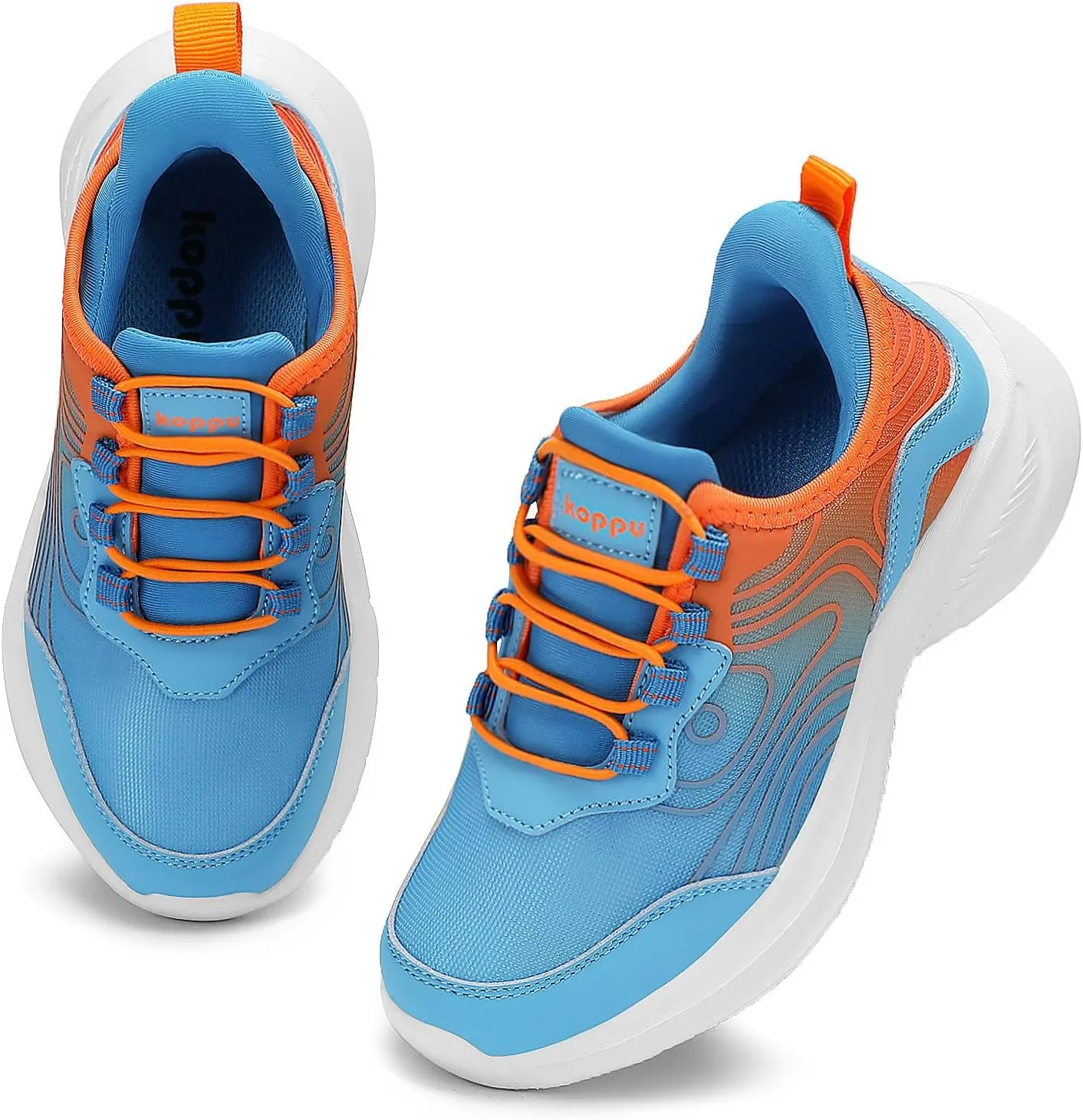 koppu Boys Girls Sneakers Slip-On Lightweight Athletic Shoes Running Walking Tennis Shoes for Toddlers/Little Kids/Big Kids