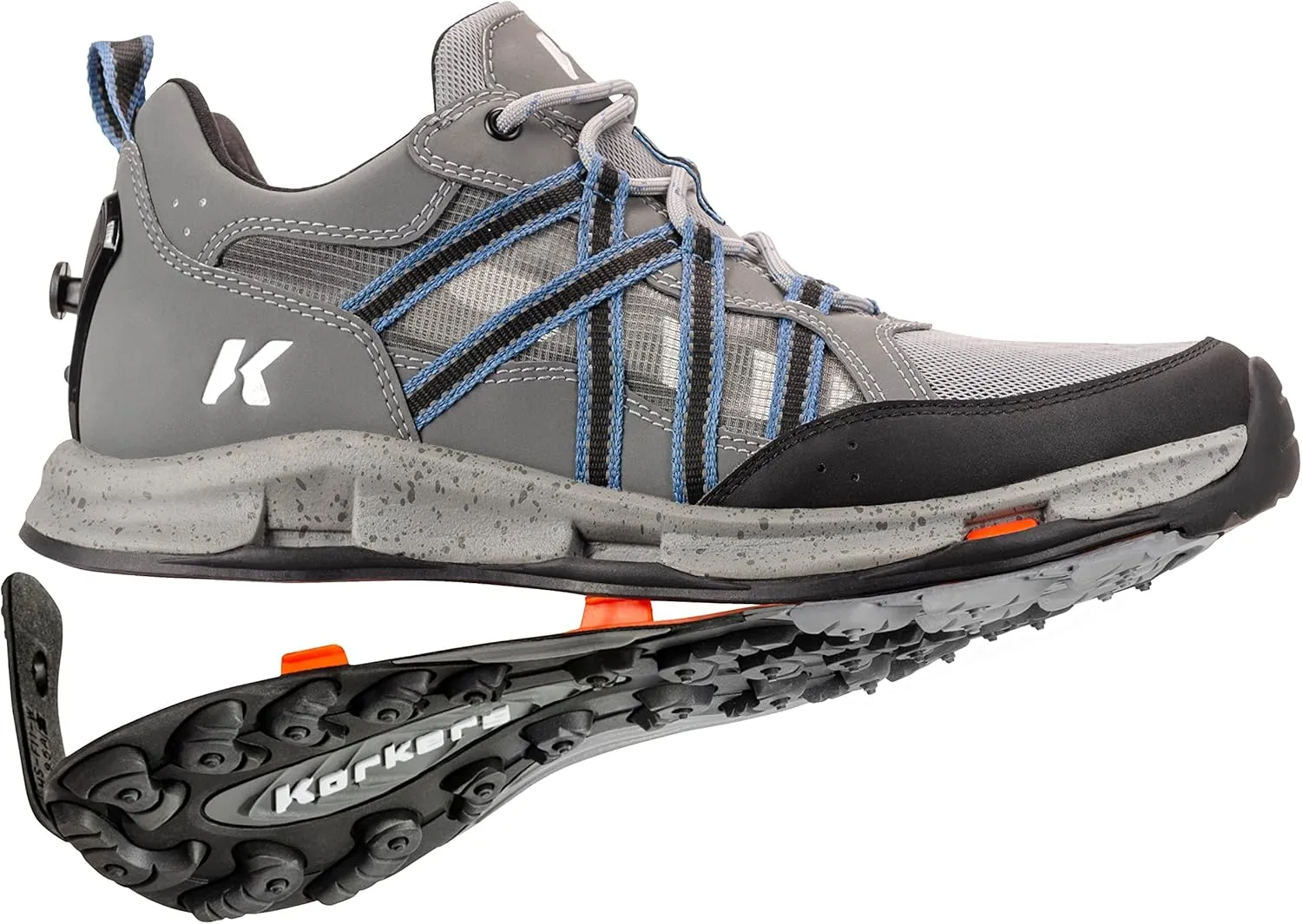 Korkers Men's All Axis Shoe - All Terrain Warm Weather Performance Water Shoe