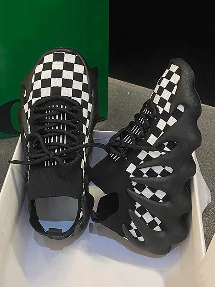 Lace-up Knit Breathable Sneakers-unitmotor™