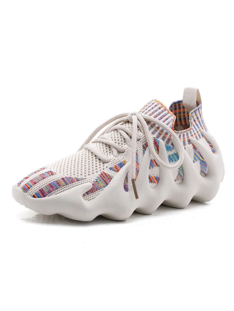 Lace-up Knit Breathable Sneakers-unitmotor™