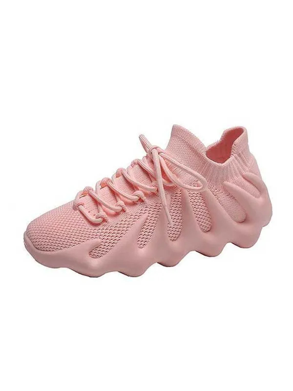 Lace-up Knit Breathable Sneakers-unitmotor™