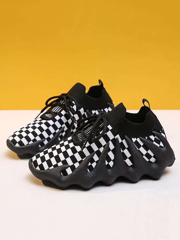 Lace-up Knit Breathable Sneakers-unitmotor™