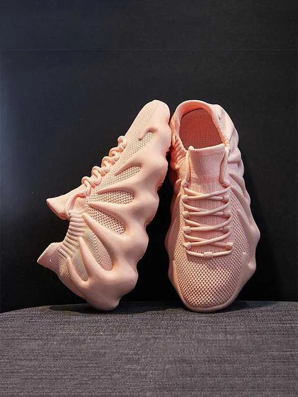 Lace-up Knit Breathable Sneakers-unitmotor™