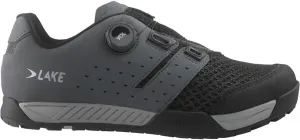 Lake Mx201 Enduro Cycling Shoe - Men's Grey/Black, 38.0