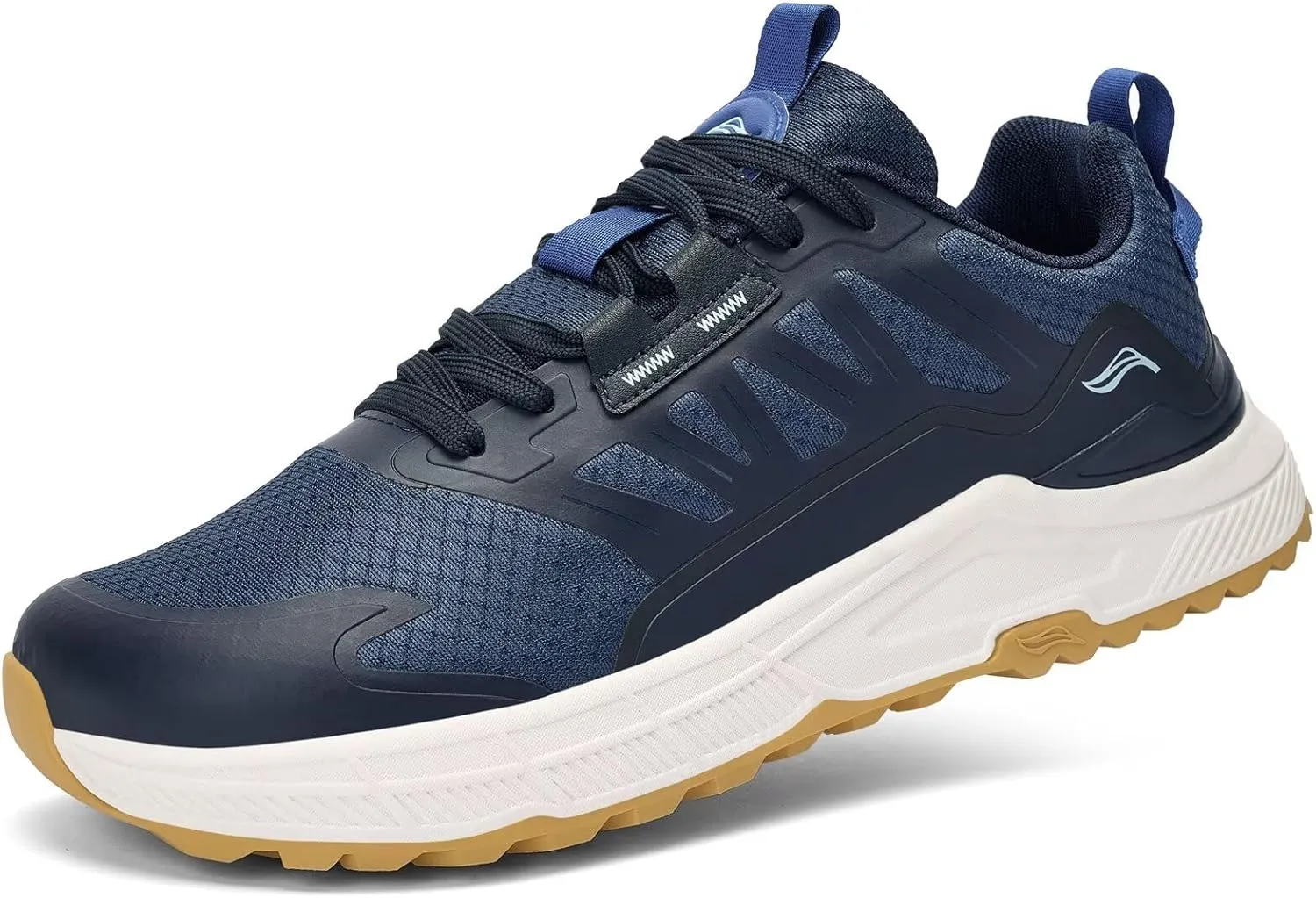 Lamincoa Wide Men's Sneakers Hiking Walking Lightweight Breathable Shoe Non-Slip Outdoor Sports Trail Running Tennis Sneaker
