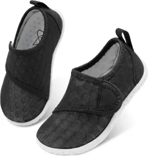 LeIsfIt Toddler Water Shoes Boys Girls Aqua Socks Kids Breathable Swim Shoes Non-Slip Barefoot Beach Shoes