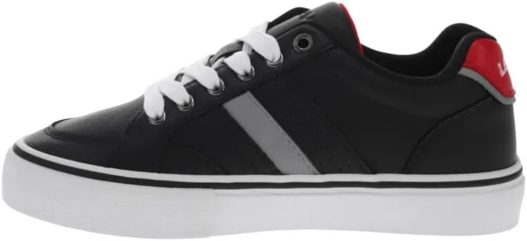 Levi's Kids Avery Synthetic Leather Casual Lace Up Sneaker Shoe