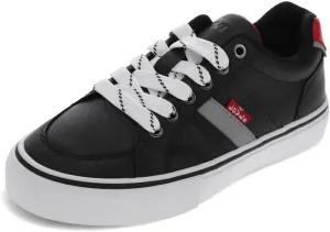 Levi's Kids Avery Synthetic Leather Casual Lace Up Sneaker Shoe