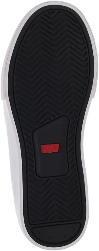 Levi's Kids Avery Synthetic Leather Casual Lace Up Sneaker Shoe