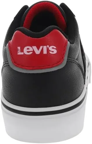 Levi's Kids Avery Synthetic Leather Casual Lace Up Sneaker Shoe