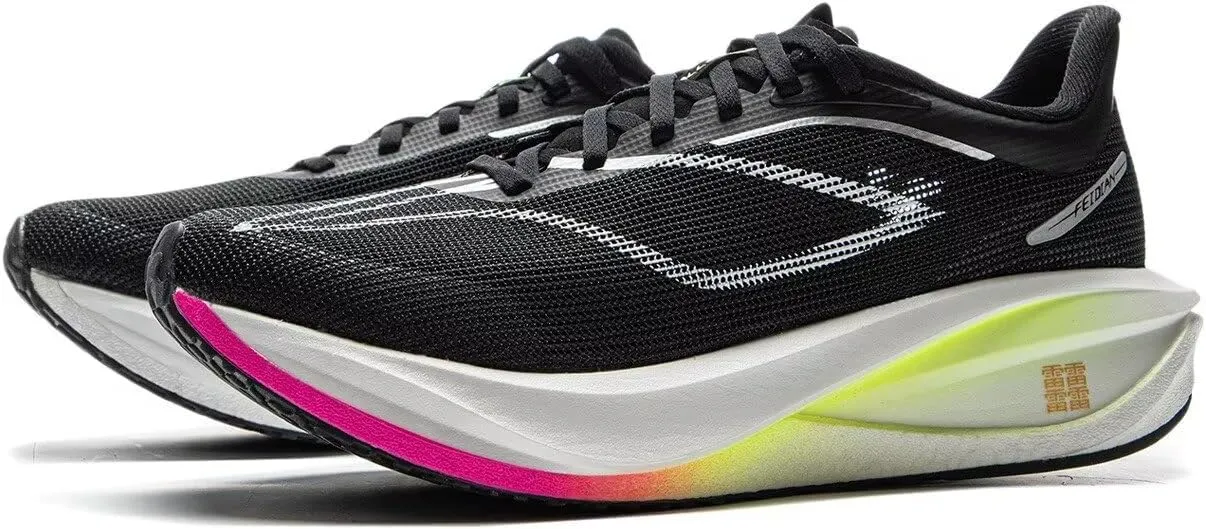 LI-NING FEIDIAN 5 Challenger Women's Running Shoes Boom Fiber Lightweight Breathable Non-Slip Racing Sneakers ARMV002