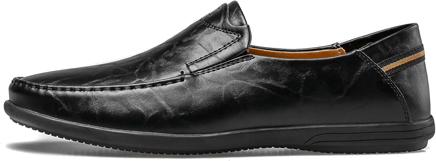 Loafer Premium Genuine Leather Men's Casual Shoes Slip On Mens Driving Penny Loafers for Men Lightweight Breathable