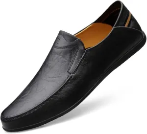Loafer Premium Genuine Leather Men's Casual Shoes Slip On Mens Driving Penny Loafers for Men Lightweight Breathable