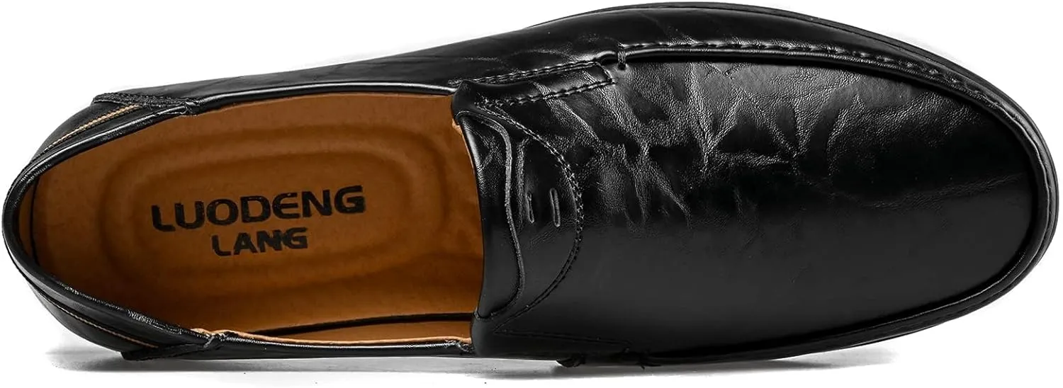 Loafer Premium Genuine Leather Men's Casual Shoes Slip On Mens Driving Penny Loafers for Men Lightweight Breathable