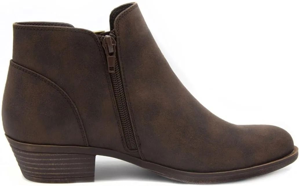 LONDON FOG Womens Tommy Ankle Boot
