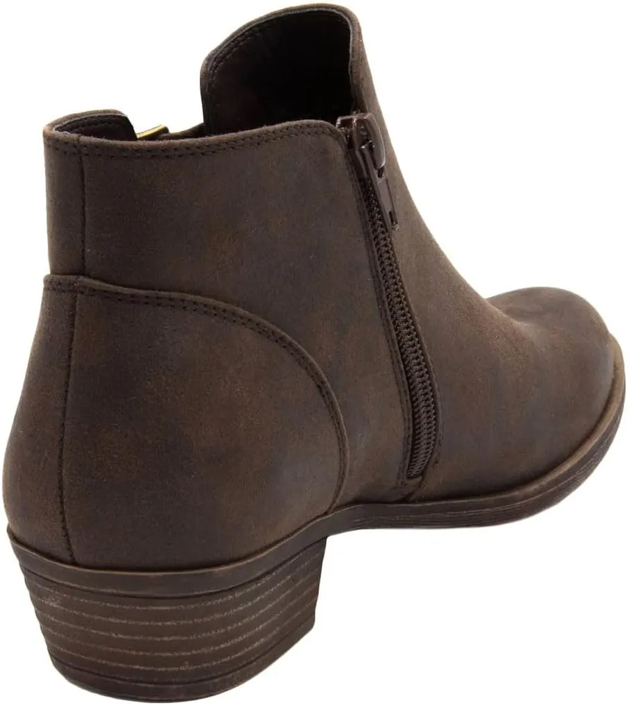 LONDON FOG Womens Tommy Ankle Boot