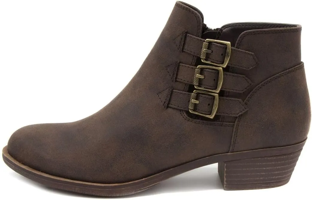 LONDON FOG Womens Tommy Ankle Boot