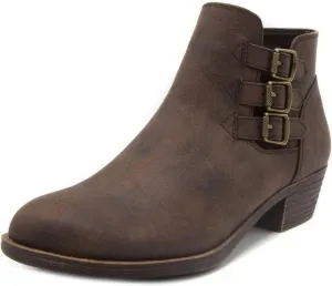 LONDON FOG Womens Tommy Ankle Boot