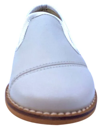 Luccini Boy's BASIL Piso Point Natural Loafer - Light Grey Perla