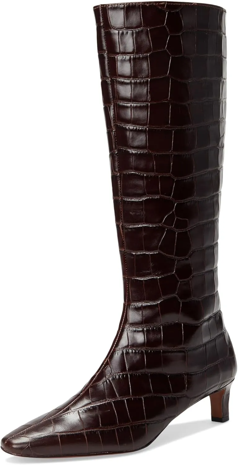 Madewell Women's Dorchester Dimes Tall Boot-Croc Knee High
