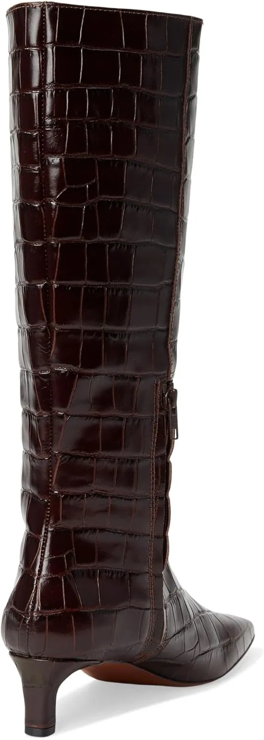 Madewell Women's Dorchester Dimes Tall Boot-Croc Knee High
