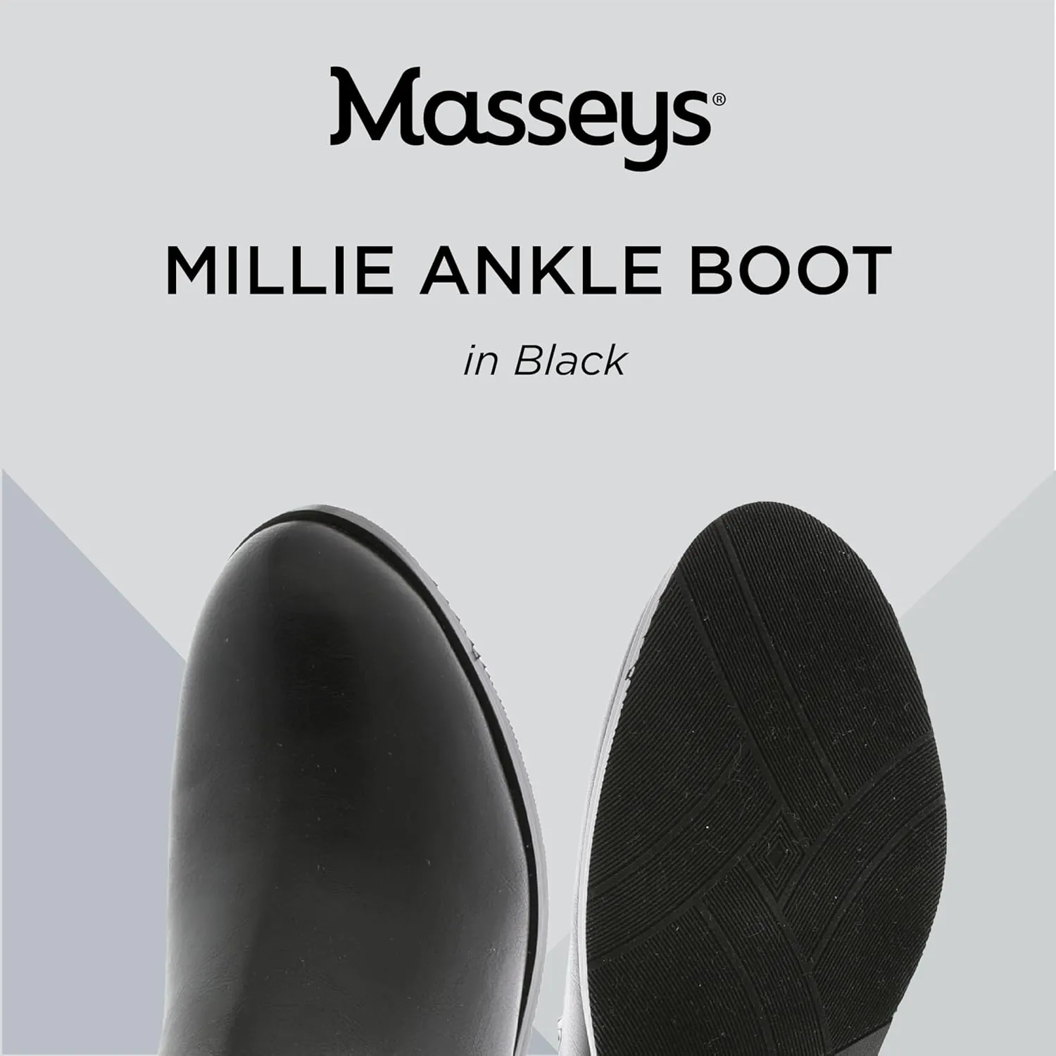 Masseys Women's Millie Ankle Boot with Buckle Detail