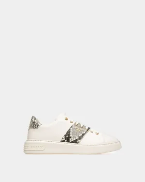 Mattye Leather Sneakers In White