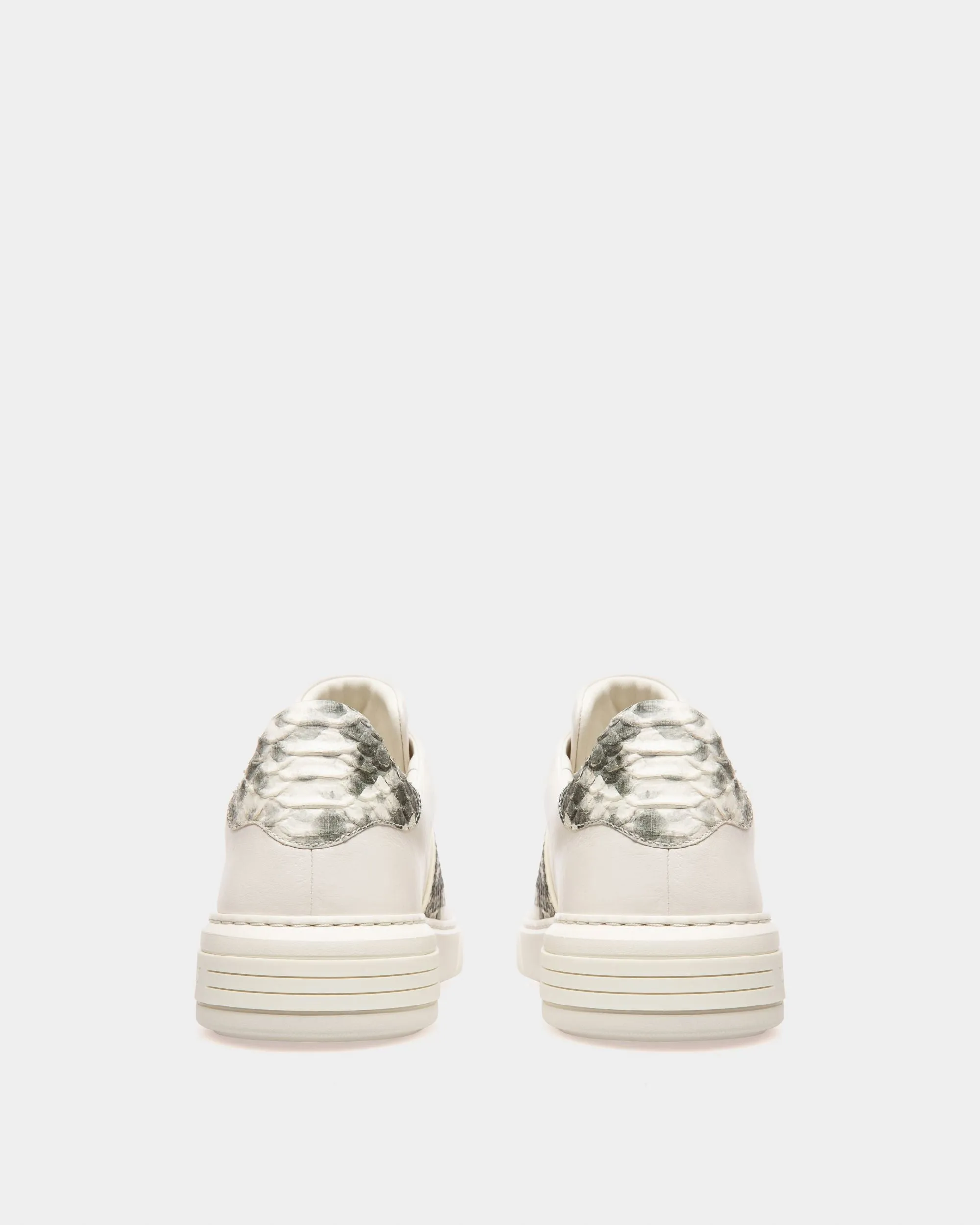 Mattye Leather Sneakers In White