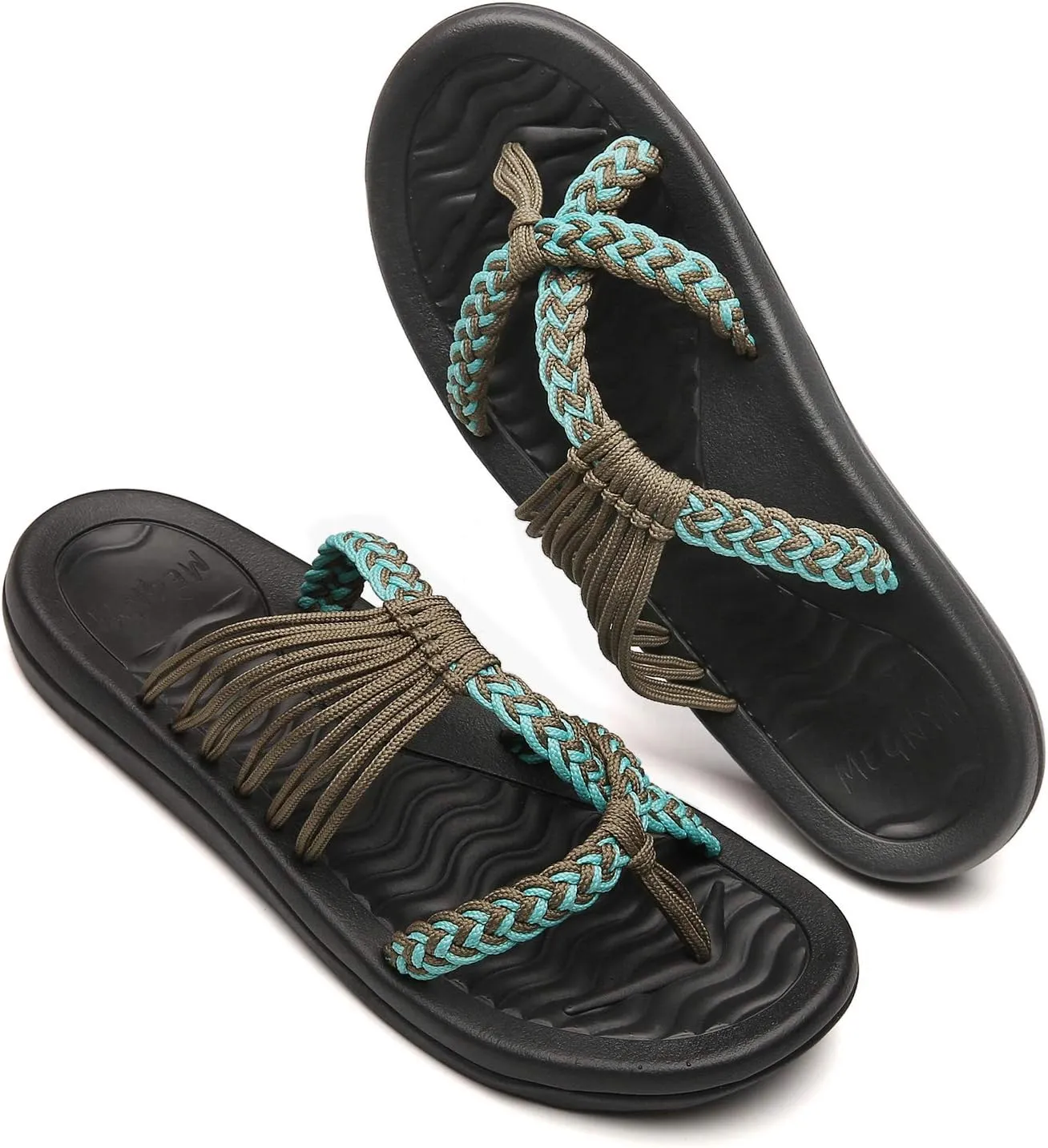 MEGNYA Women's flip Flops Sandals Arch Support, Comfortable Walking Sandals, Water Sandals Perfect for The Beach/Long Walks/Poolside