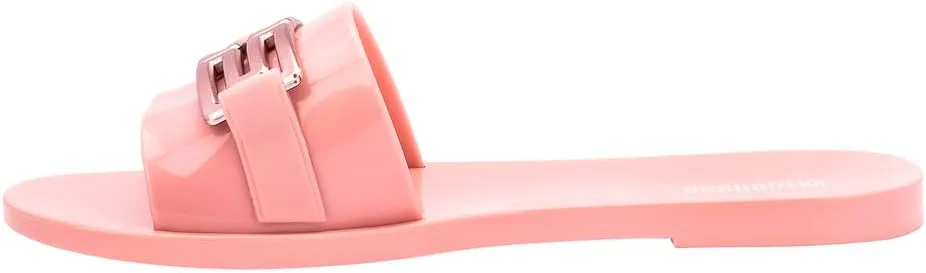 Melissa Babe M Chic Slide Sandals for Women – Stylish and Lightweight Slip-On with Comfortable Footbed, Durable MelFlex PVC, and Signature bubblegum Scent