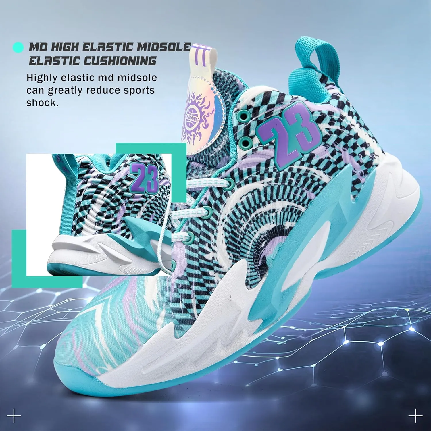 Men Basketball Shose Breathable Men Non Slip Outdoor Fashion Sneakers