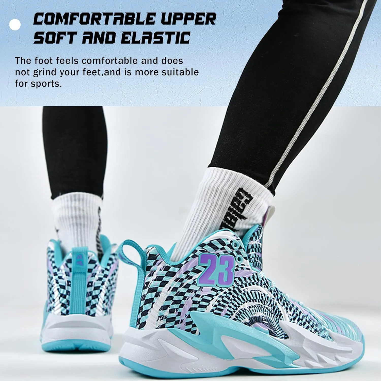 Men Basketball Shose Breathable Men Non Slip Outdoor Fashion Sneakers