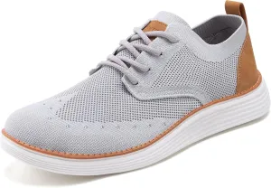 Men's Casual Dress Shoes Mesh Breathable Oxfords Sneakers Lightweight Comfortable Walking Shoes 7.5-12.5