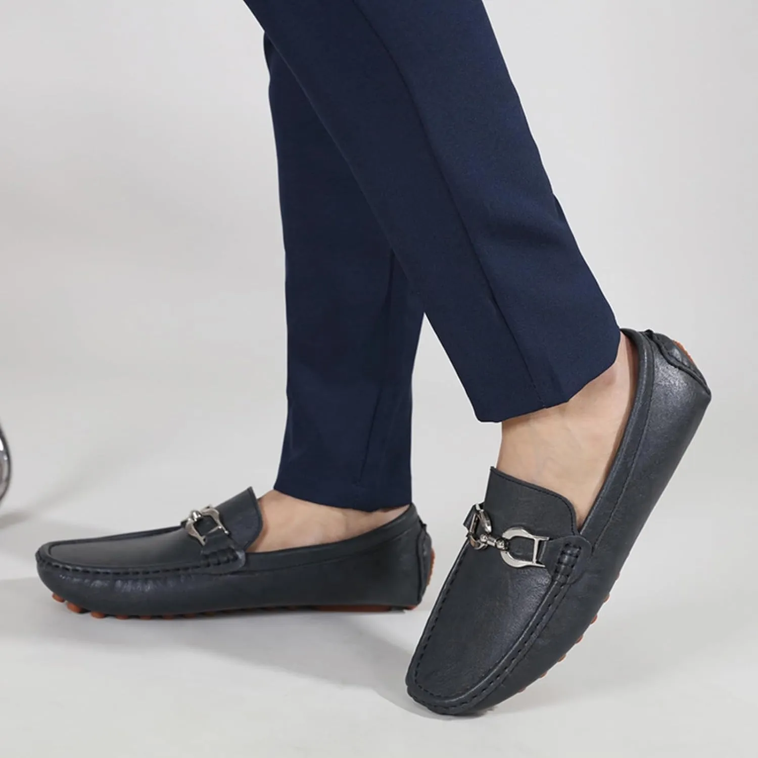 Men's Classic Penny Slip - On Loafer, Made of Cowhide Leather, with Soft Sole. Loafer for Men, Comfortable Men's Business Casual, Driving and Boat Shoes