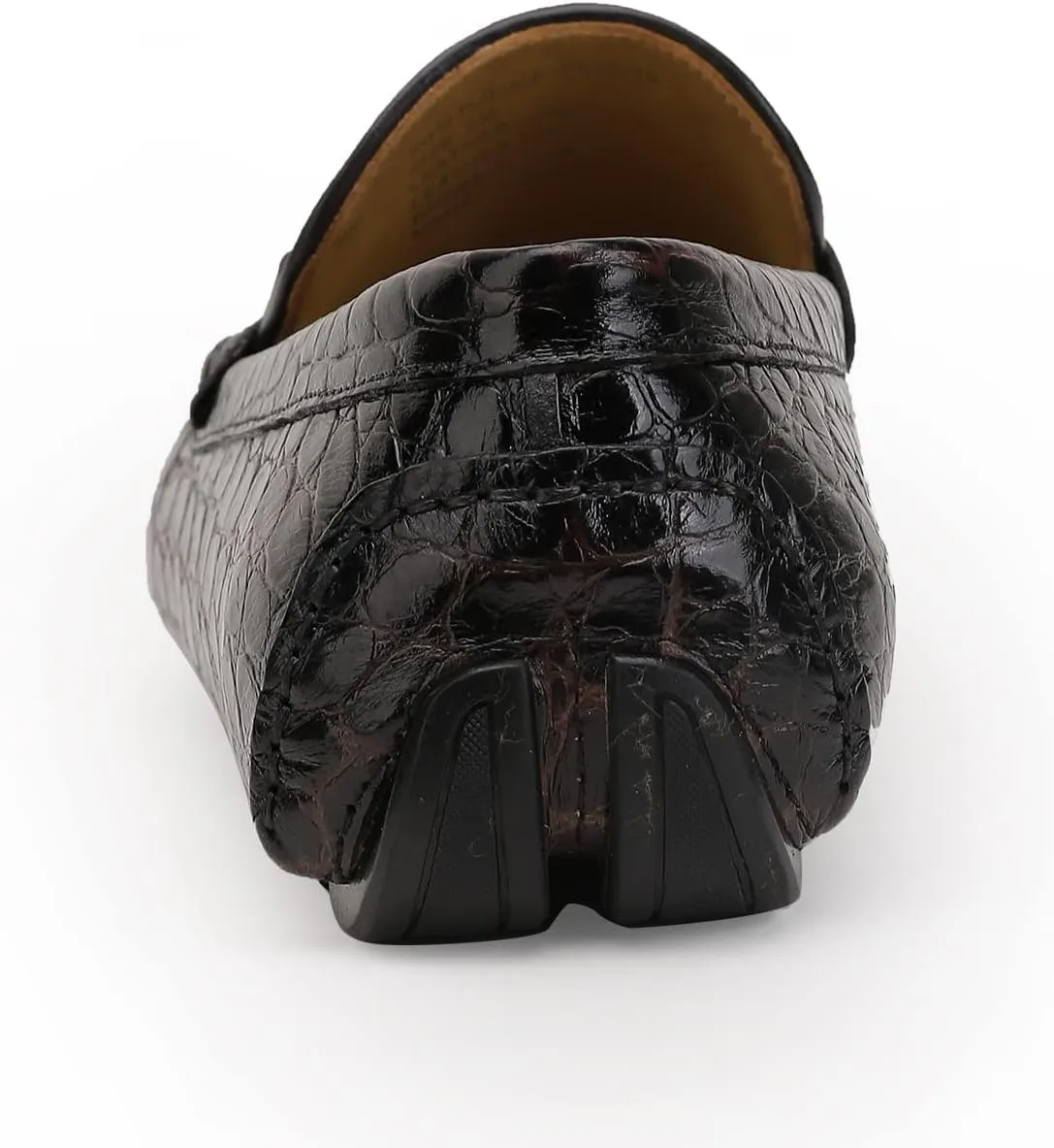 Men's Driving Moccasins Dress Shoes, Leather Casual Slip On Breathable Penny Loafers for Men