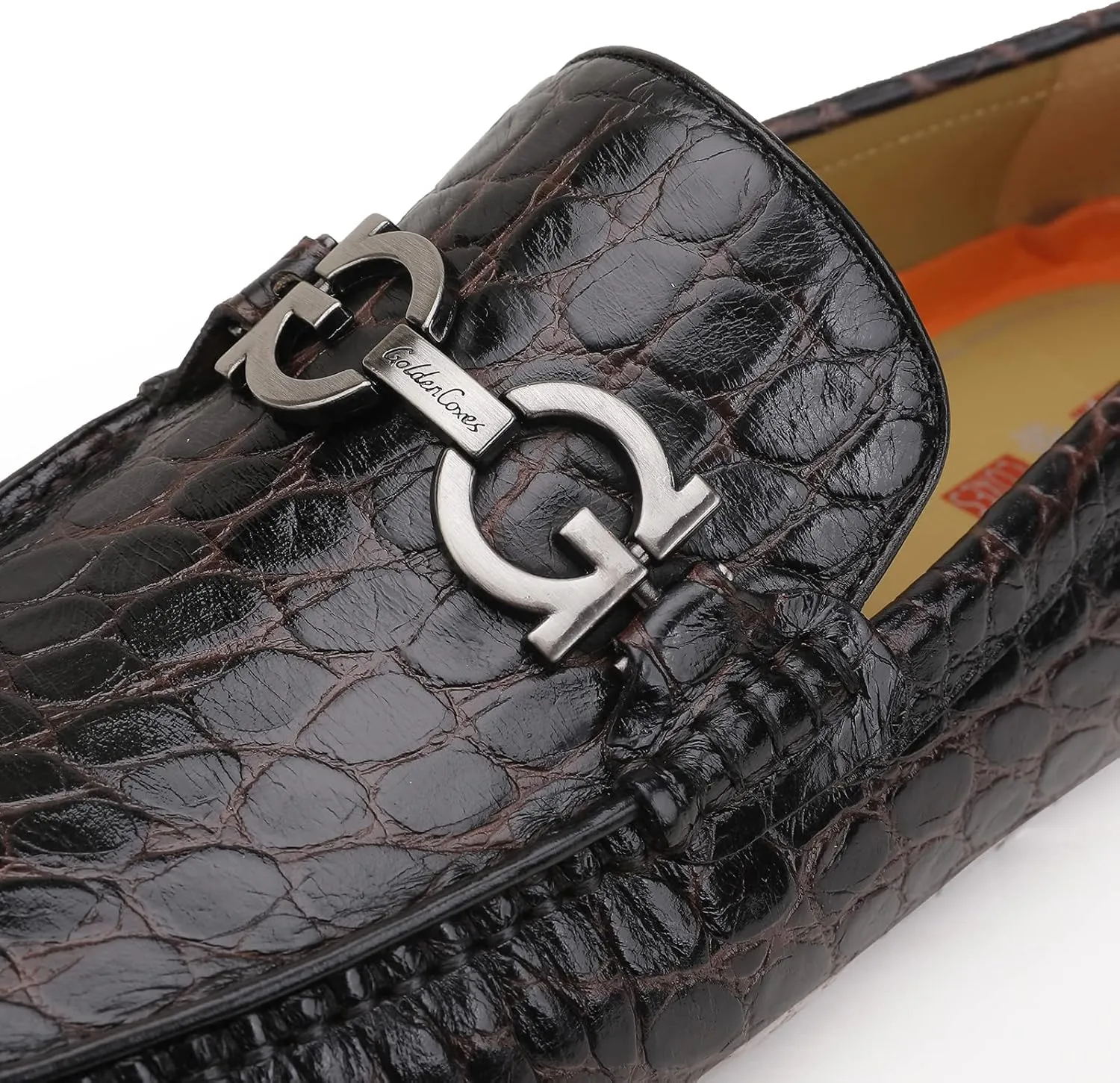 Men's Driving Moccasins Dress Shoes, Leather Casual Slip On Breathable Penny Loafers for Men