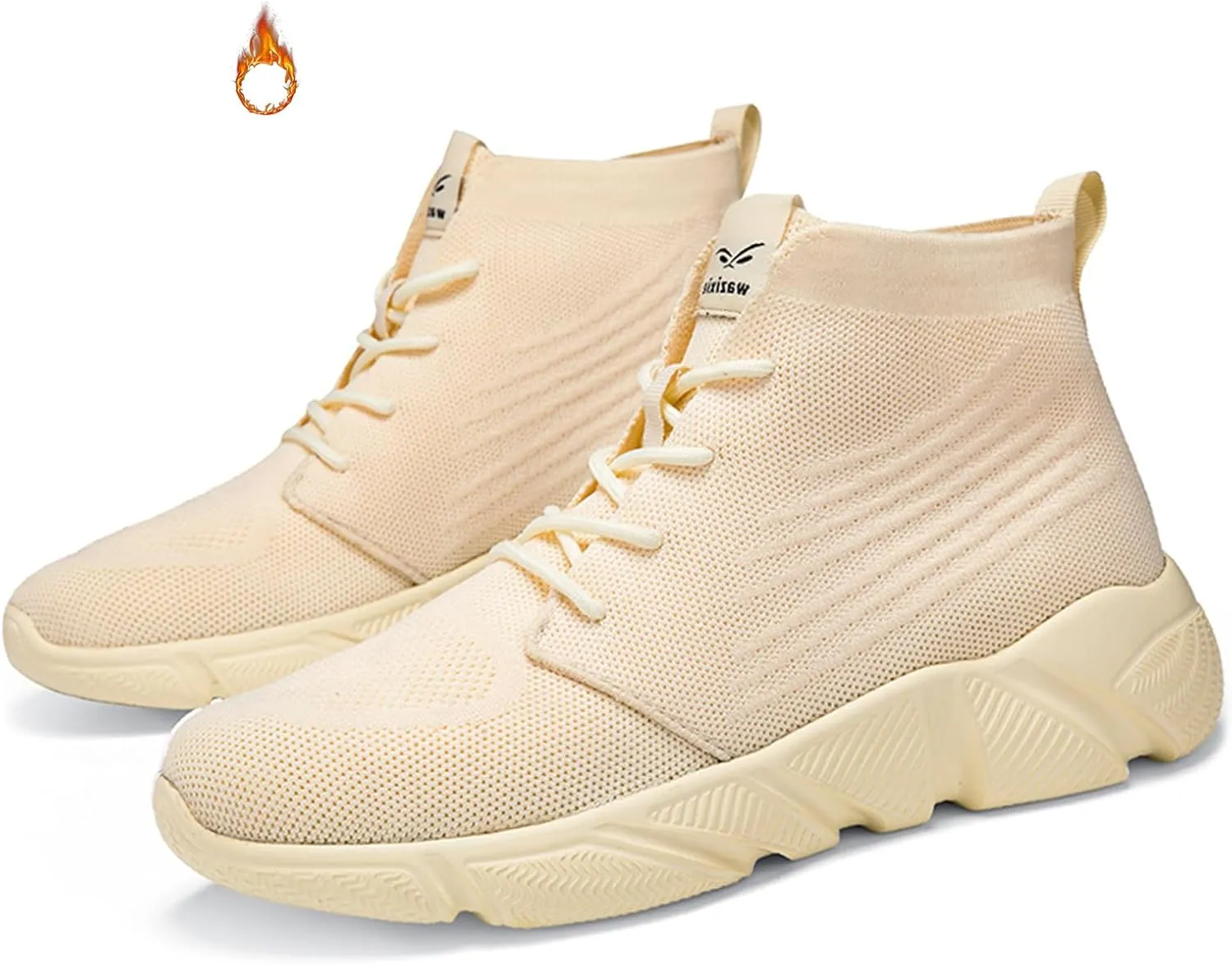 Men's High Top Breathable Sock Walking Shoes Casual Slip On Lightweight Soft Sole Fashion Sneakers Comfortable Work Gym Running Athletic Shoes