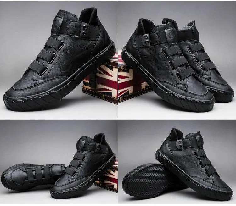 Mens Leather Shoes - Breathable Comfortable Footwear