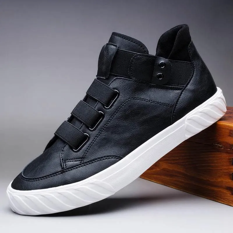 Mens Leather Shoes - Breathable Comfortable Footwear
