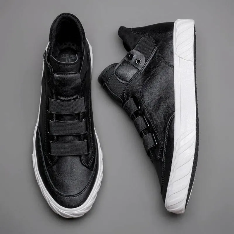 Mens Leather Shoes - Breathable Comfortable Footwear