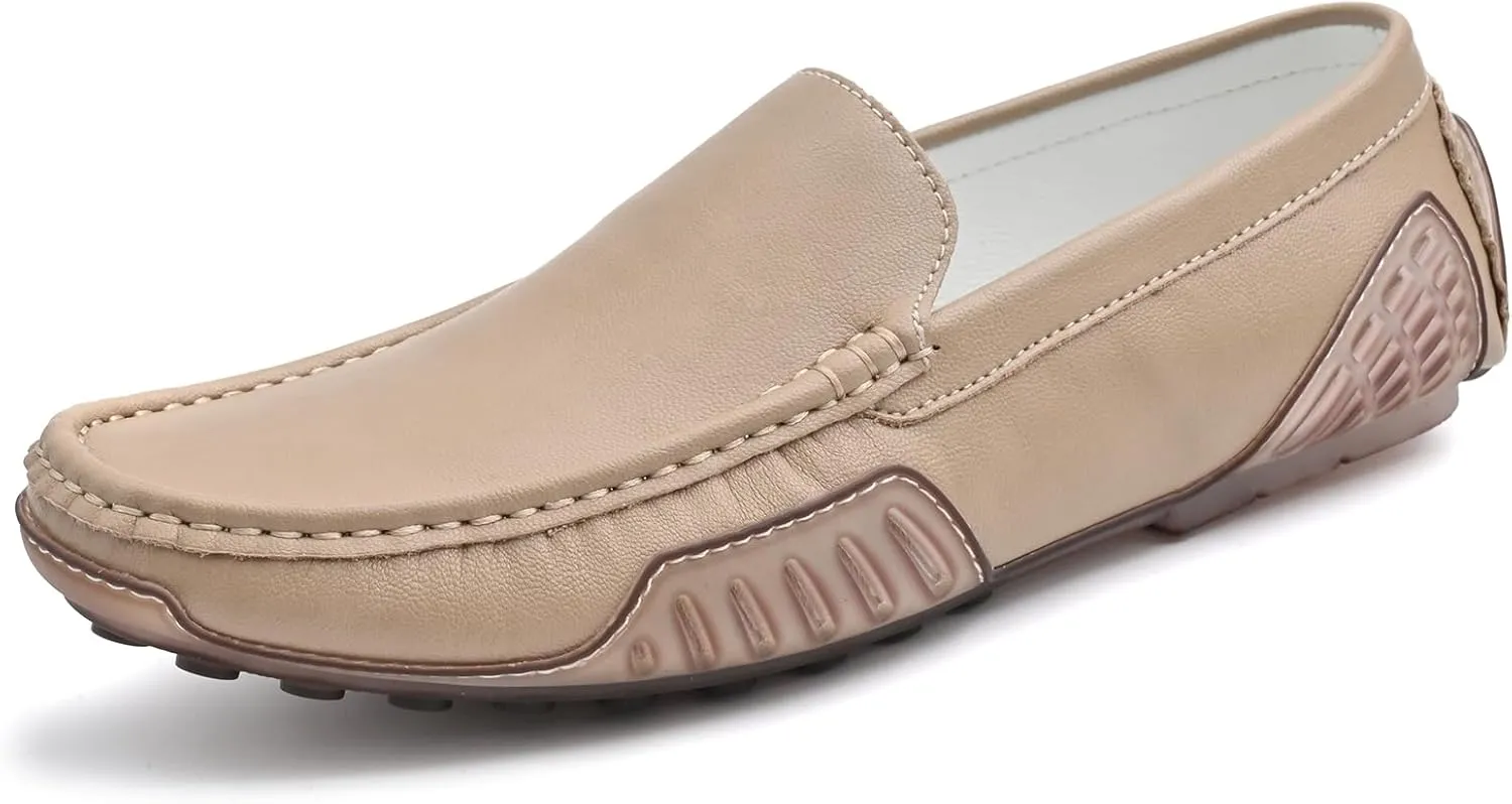 Men's Loafers Casual Shoes Slip On Driving Loafers Penny Loafers with Rubber Sole Soft Light-Weight Flats Boat Free Shoes…